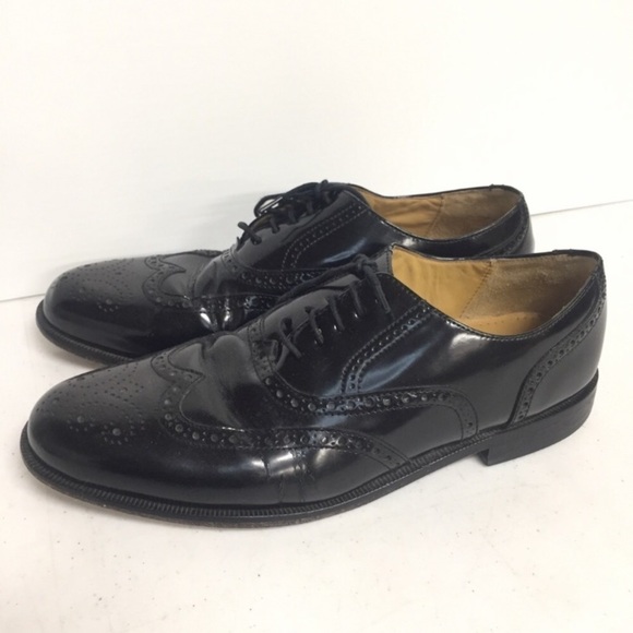Cole Haan Cannolly Leather Wingtip Oxfords Size 10 - Picture 1 of 8